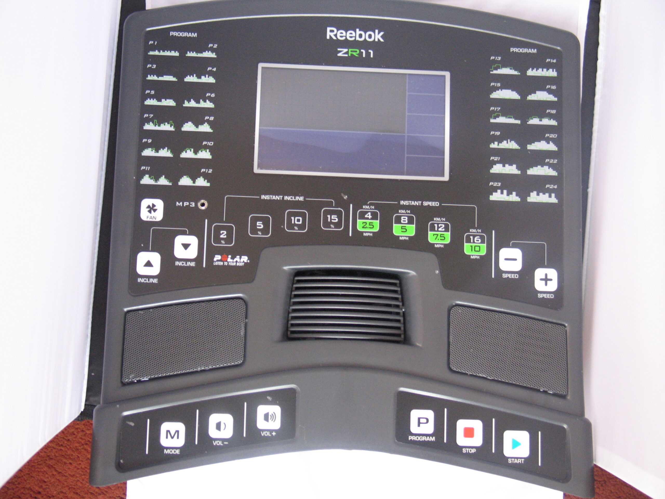 Reebok Treadmill Console Black Brand New - Treadmill Doctor